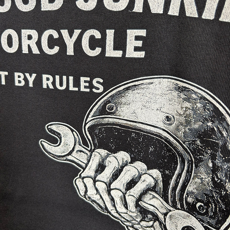 かっこいいバイクデザイン、ビッグシルエットTシャツ
